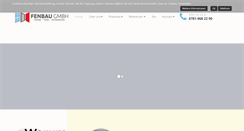 Desktop Screenshot of fenbau.biz