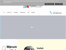 Tablet Screenshot of fenbau.biz