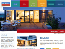 Tablet Screenshot of fenbau.cz